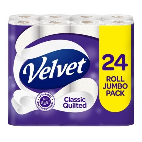New Users Sale — Velvet Classic Quilted Toilet Tissue 24 Rolls